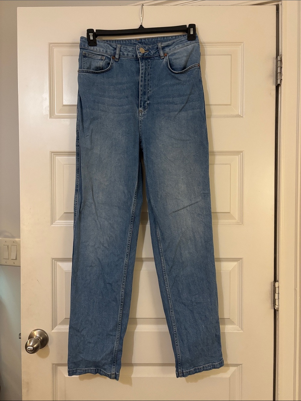 ASOS high waisted straight leg jeans size 30/36